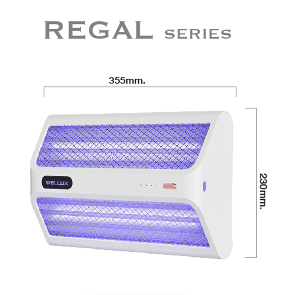 เครื่องดักยุงไฟฟ้า WELLUX รุ่น REGA906 10W พร้อมไฟล่อยุงแสงสีม่วง_2